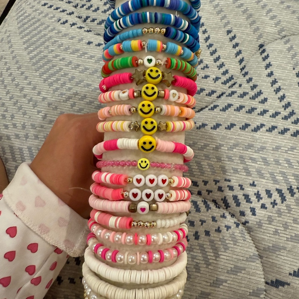 preppy bracelets - 22 pack